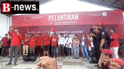 Setia Sampai Akhir Menjadi Slogan Pelantikan PAC Taruna Merah Putih Banyuwangi