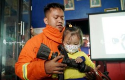 Damkar Kota Mojokerto Beri Edukasi Masyarakat