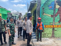 Hari Ketiga Pasca Bencana, Kapolresta Sidoarjo Pastikan Efektifitas Posko dan Dapur Umum