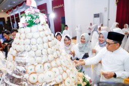 Tradisi Megengan di Grahadi, Pj Gubernur Adhy Mengajak Saling Memaafkan Jelang Ramadhan