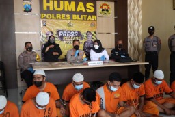 Polres Blitar Gulung Komplotan Pencuri Motor