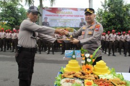 Kapolres Kediri Kota Jadi Irup HUT Satpam ke 42 Tahun 2023, Ini Pesannya