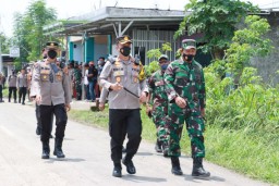 Polresta Mojokerto Imbau Masyarakat Terapkan Prokes Antisipasi Lonjakan Covid-19