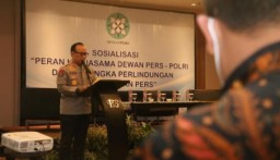 Polri dan Dewan Pers Sosialisasi Perlindungan Kemerdekaan Pers