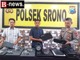 Pencuri Spesialis Pembobol Sekolahan Dibekuk Polsek Srono, Polresta Banyuwangi