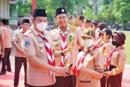 Pimpin Apel Hari Pramuka, Ini Pesan Gus Muhdlor untuk Pemuda Sidoarjo