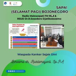 Lewat SAPA Malowopati, Pemkab Bojonegoro Ajak Warga Waspada Tumor dan Kanker Sejak Dini