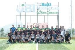 Gebyar Porwanas, SIWO Batu Tanding Mini Soccer Polres Batu dan Senkom