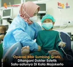 Operasi Katarak dan Bibir Sumbing Gratis, Kado Hari Jadi ke 104 Kota Mojokerto