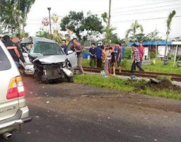 Perlintasan KA Tanpa Palang Pintu Pasirharjo Telan Korban
