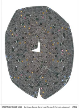 Dosen Unisma Ciptakan Motif Sawojajar Map