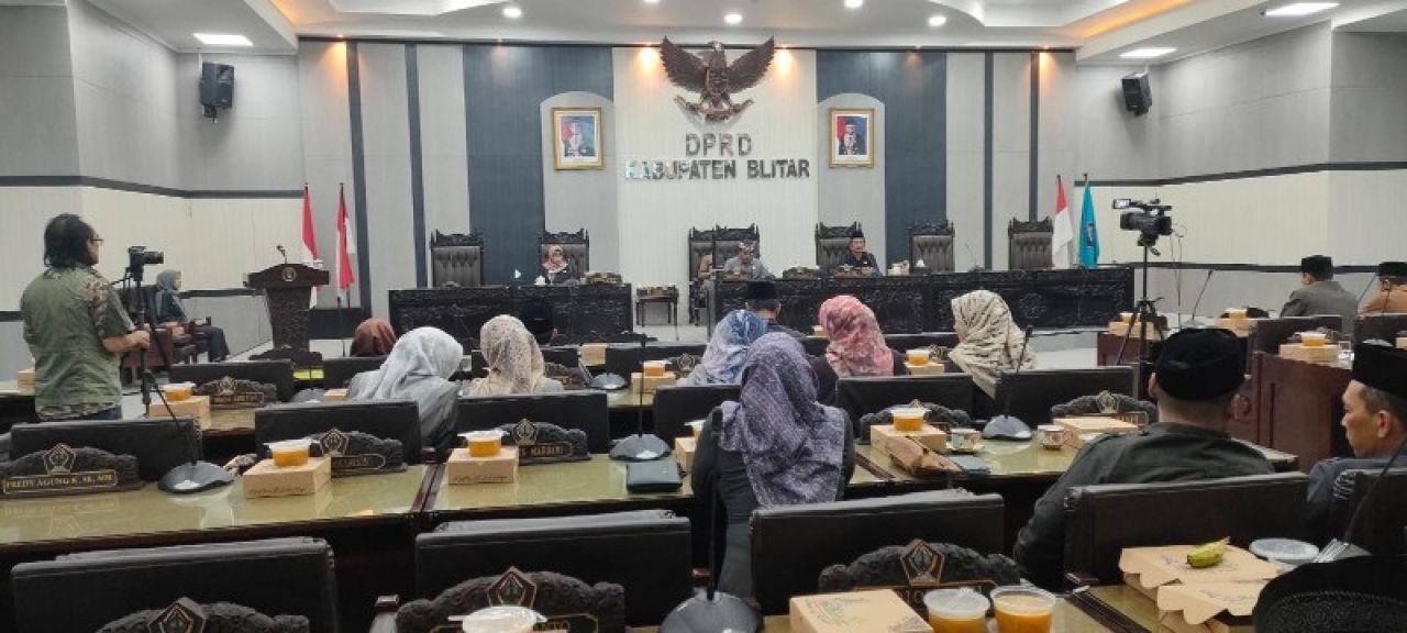 Rapat Paripurna DPRD Kabupaten Blitar bentuk pansus LKPJ Bupati Tahun 2023