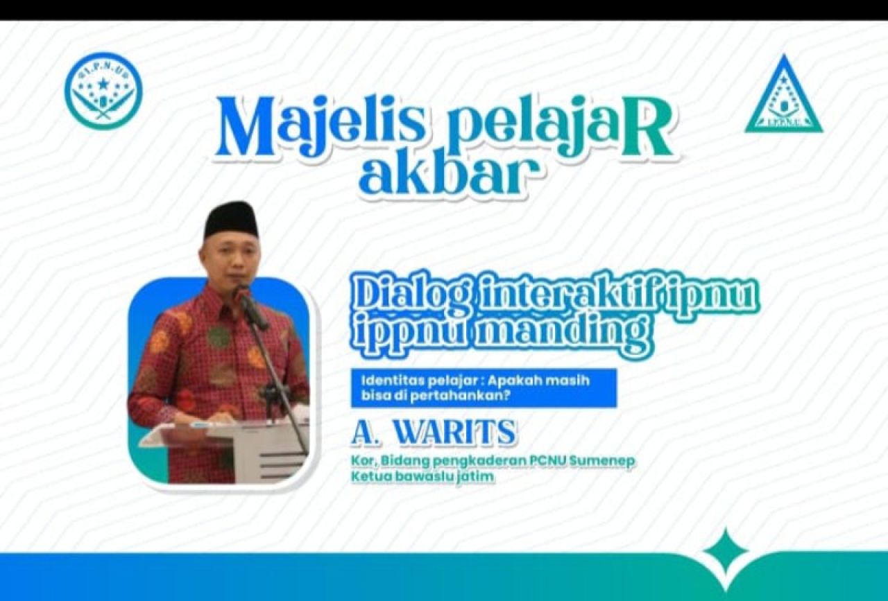 A. Warits, ketua Bawaslu Jatim hadiri acara Majelis Pelajar Akbar. (Ist)