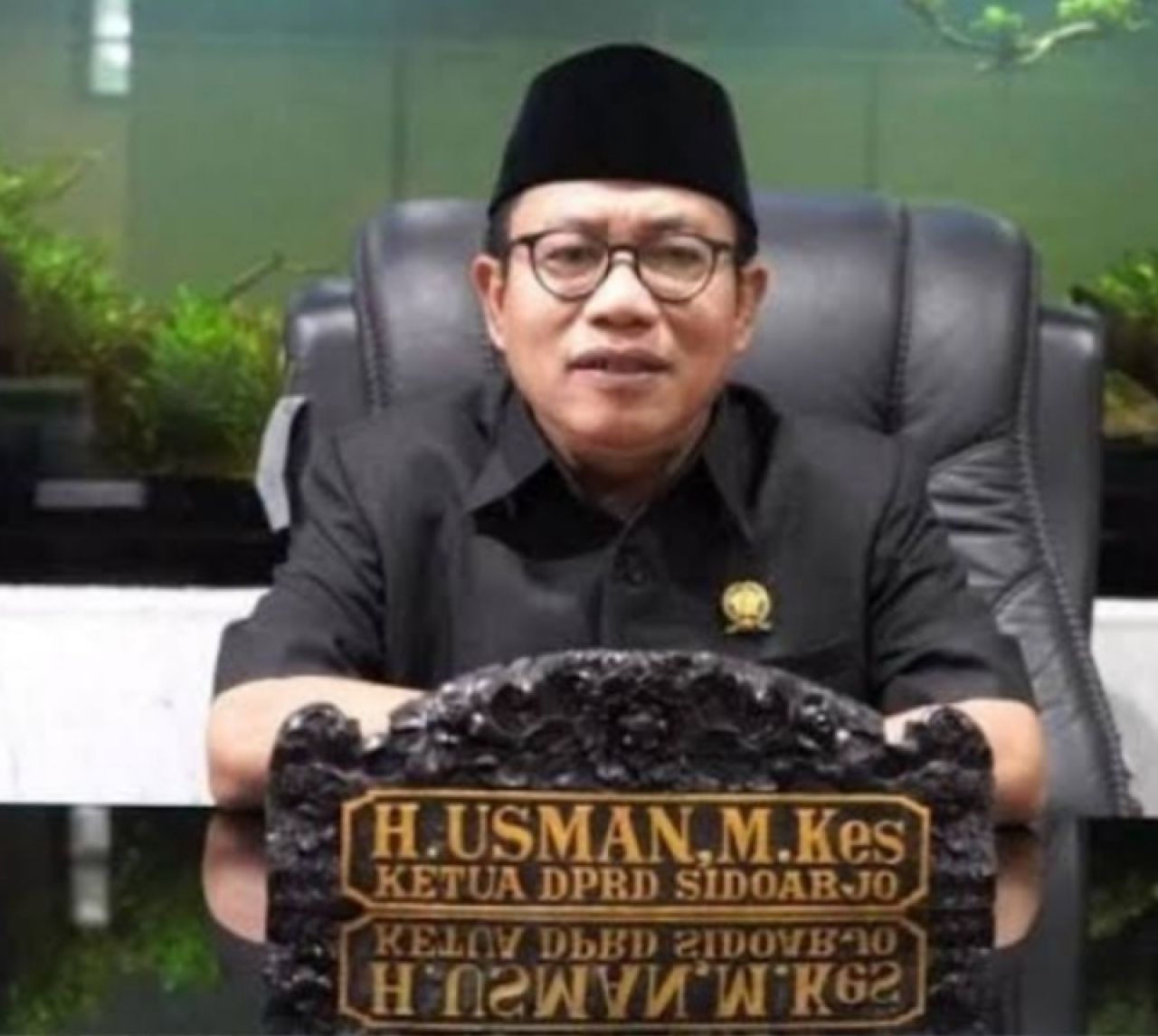 Abah Usman, Ketua DPRD Sidoarjo. (Ist)
