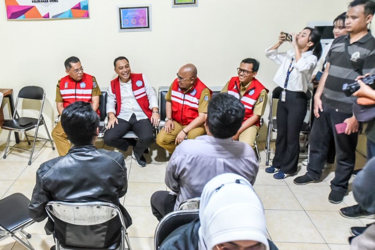 Wali kota Eri bersama para OPD. (ist)