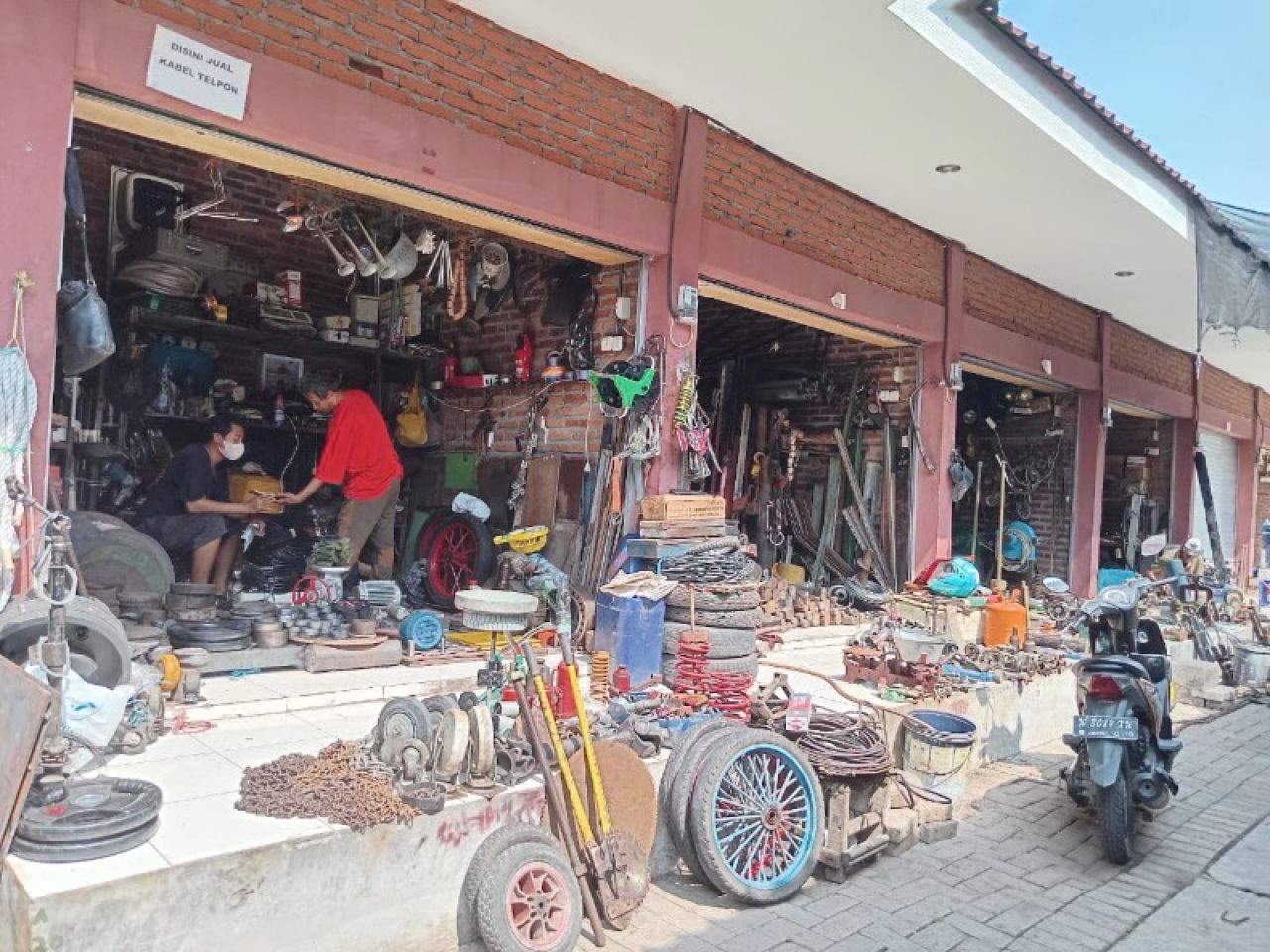 Suasana di Pasar Tematik Ketidur Surodinawan Kota Mojokerto. (ist)