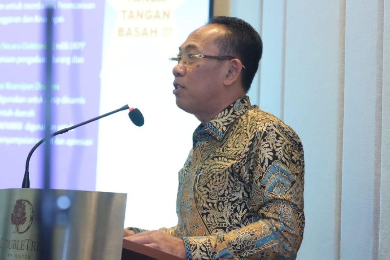 Sekdakot Mojokerto Gaguk Tri Prasetyo saat penilaian lapang ADLG Award 2024. (ist)