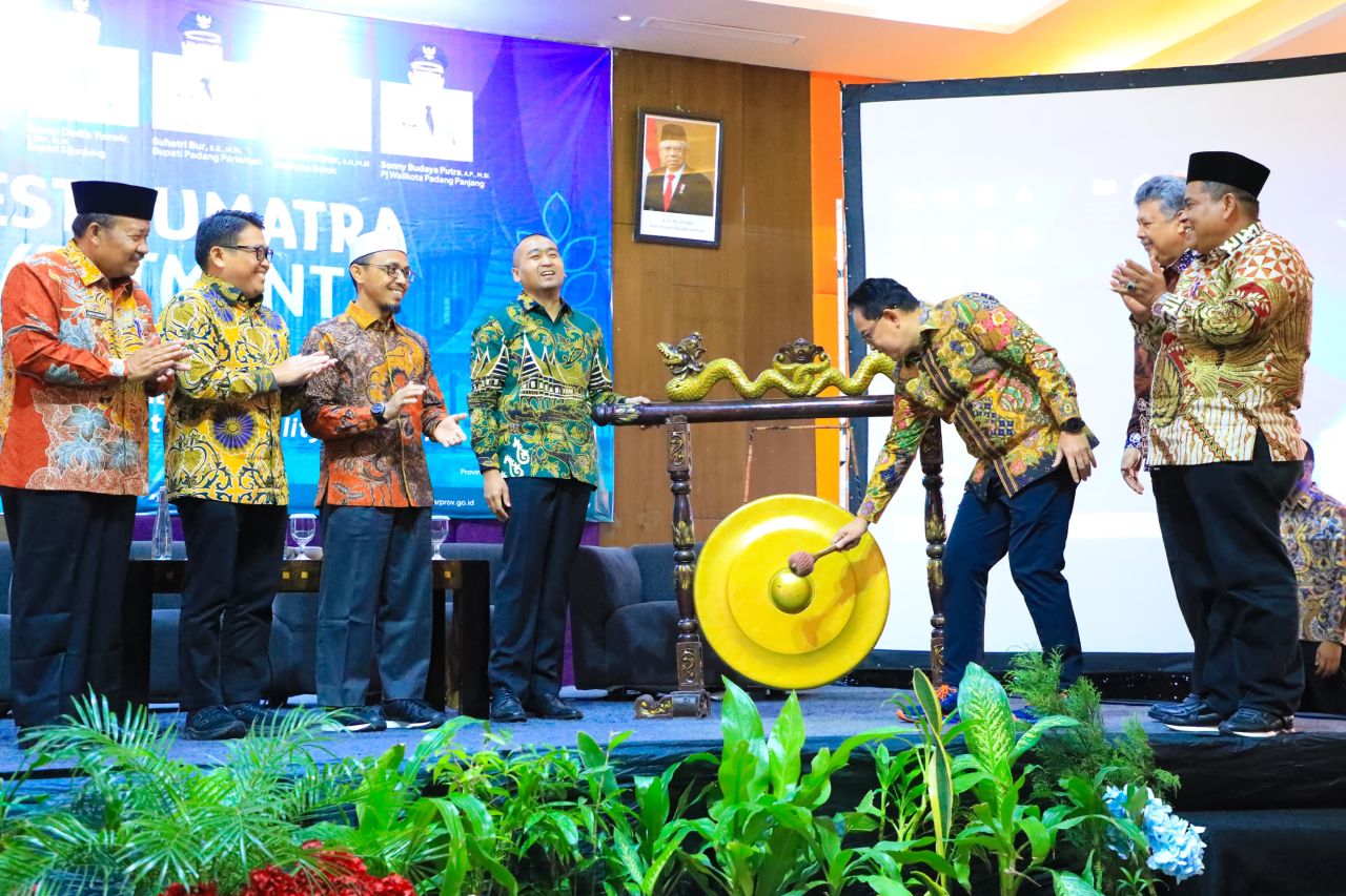 Pj Gubernur Adhy hadiri West Sumatera Investment Forum 2024. (Ist)