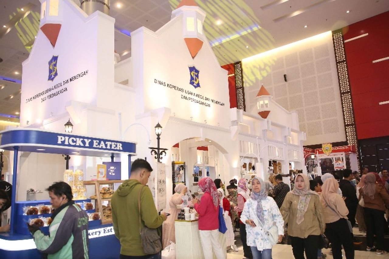 meriah pameran surabaya great expo 2024. (ist)