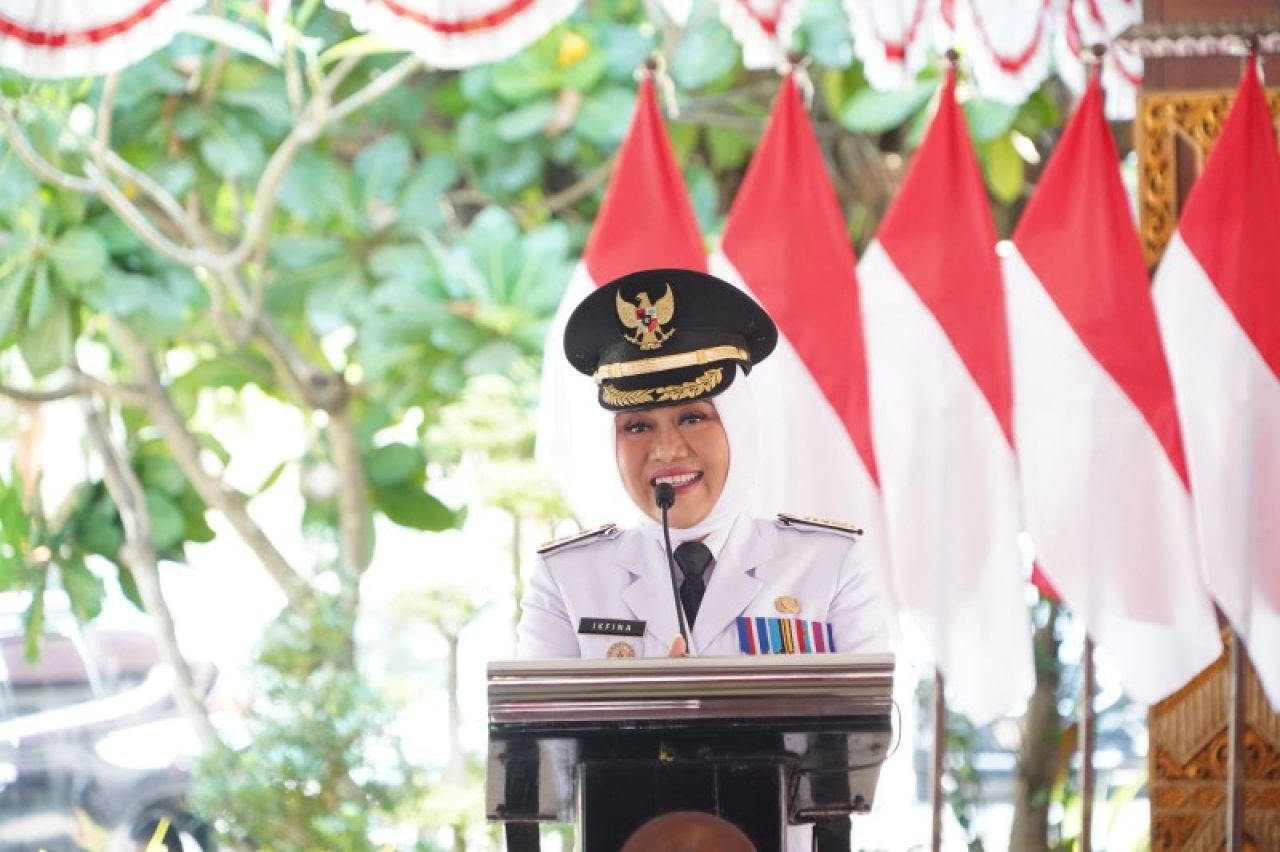 Bupati Ikfina Pimpin Upacara Hari Kemerdekaan, dan Gelar Resepsi Kenegaraan