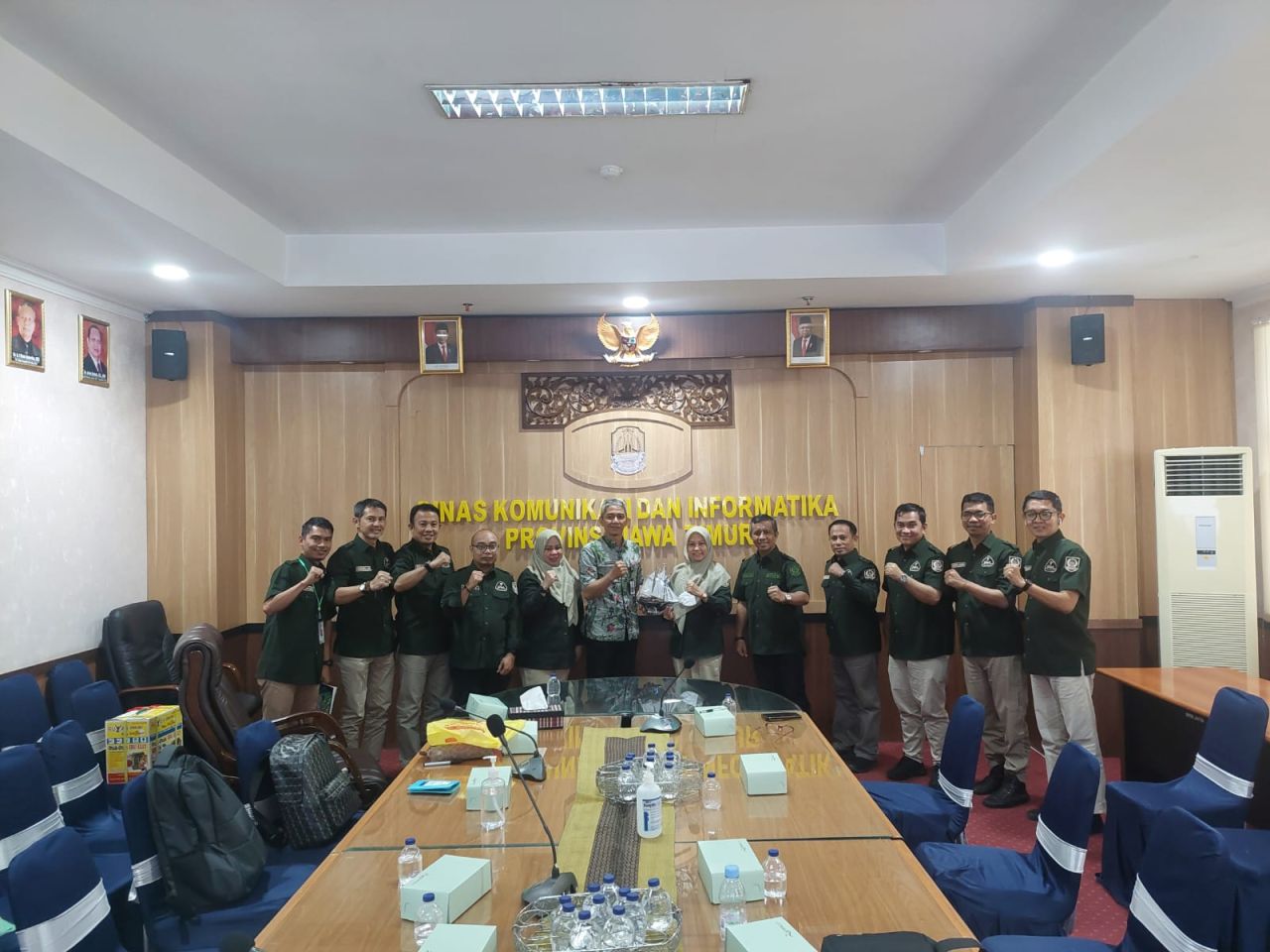 Kunjungan Studi Lapangan (Stula) peserta PKP Angkatan XVIII 2024 Sulawesi Selatan, di R. Argopuro Lt. 2, (Foto : Diskominfo Jatim)