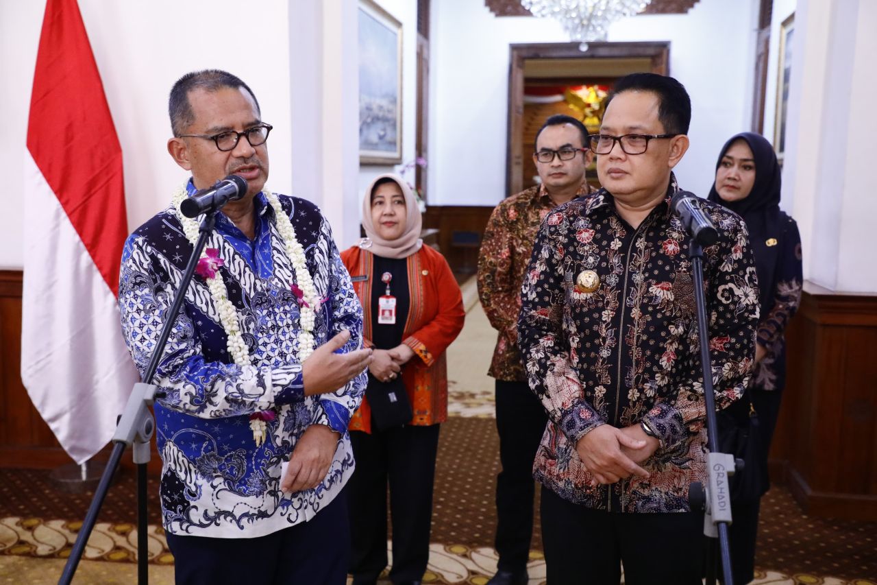 Pj Gubernur Adhy bersama Dubes Peru untuk Indonesia bahas peluang kerjasama dan ajakan Konferensi Perdagangan dunia. (Ist)