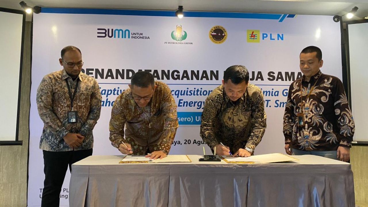 PLN Teken Incentive Captive Acquisition Dengan PT PG dan Layanan Renewable Energy Certificate Dengan PT Smelting