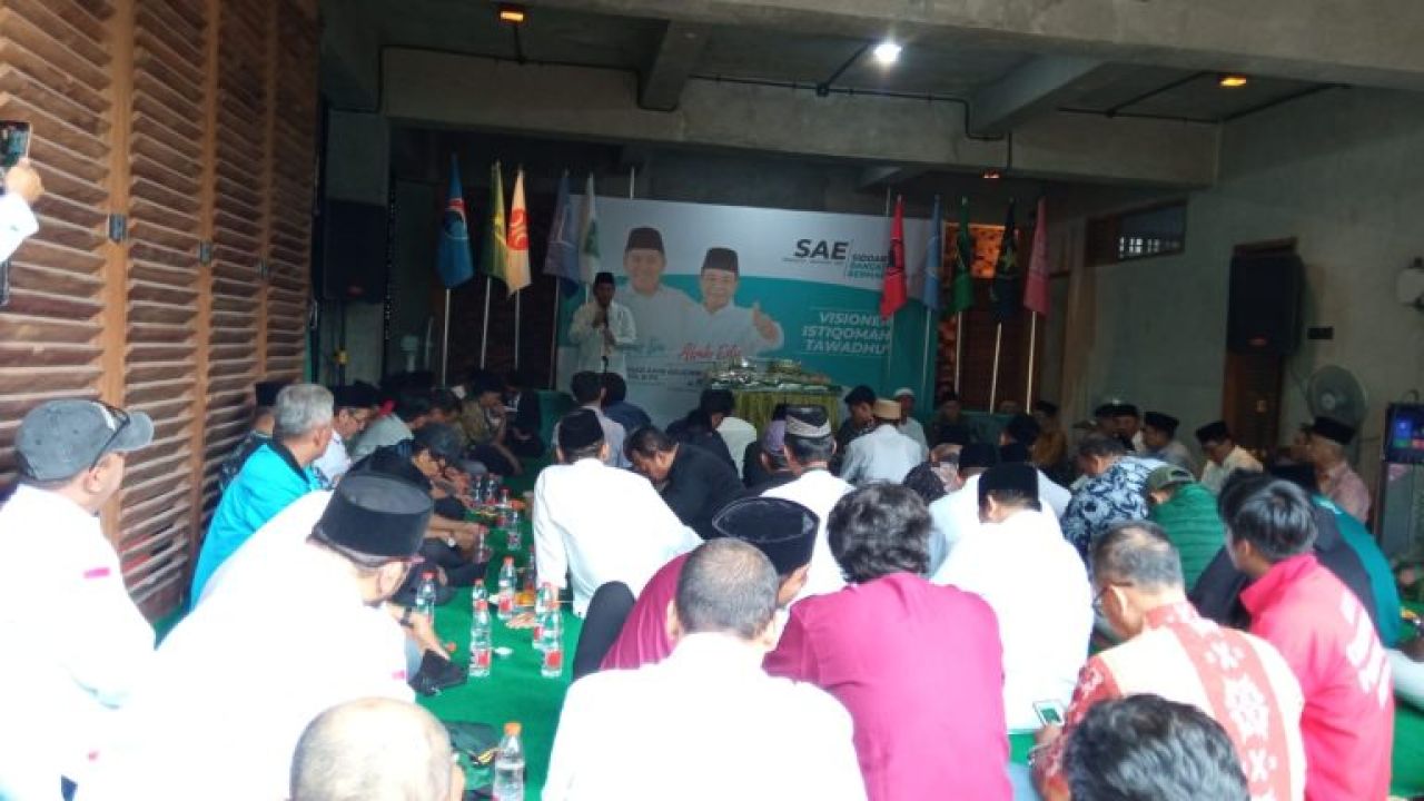 Buka Posko Pemenangan, Abah Usman : Semua Kompak Optimis SAE Menang