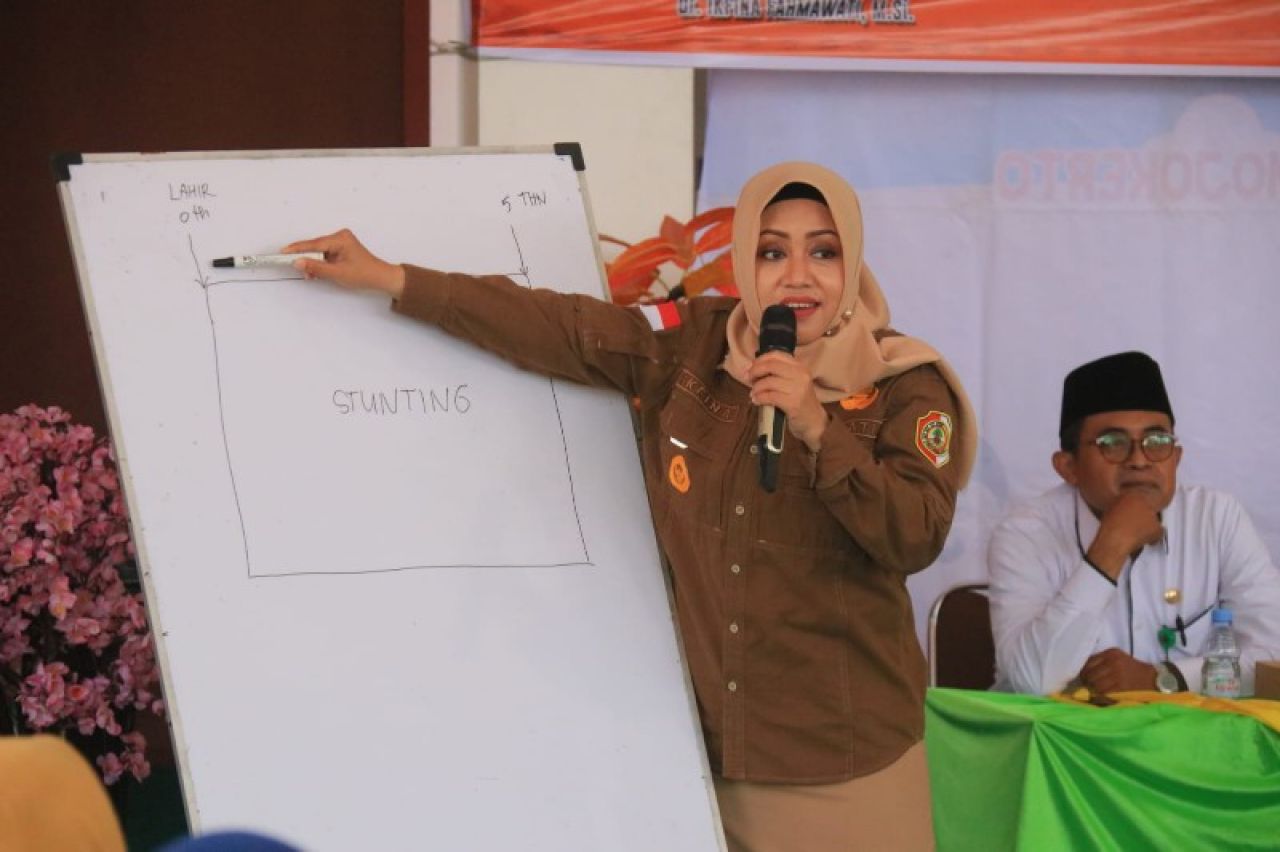 Bupati Ikfina Berharap KPM Fokus Identifikasi Kasus Stunting di Desa