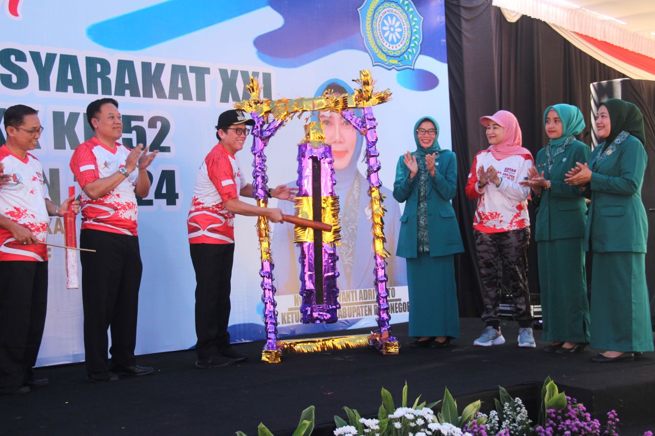 Pemkab Bojonegoro Gelar Acara Puncak BBGRM XXI dan HKG Ke-52 PKK, Gotong Royong untuk Indonesia Maju