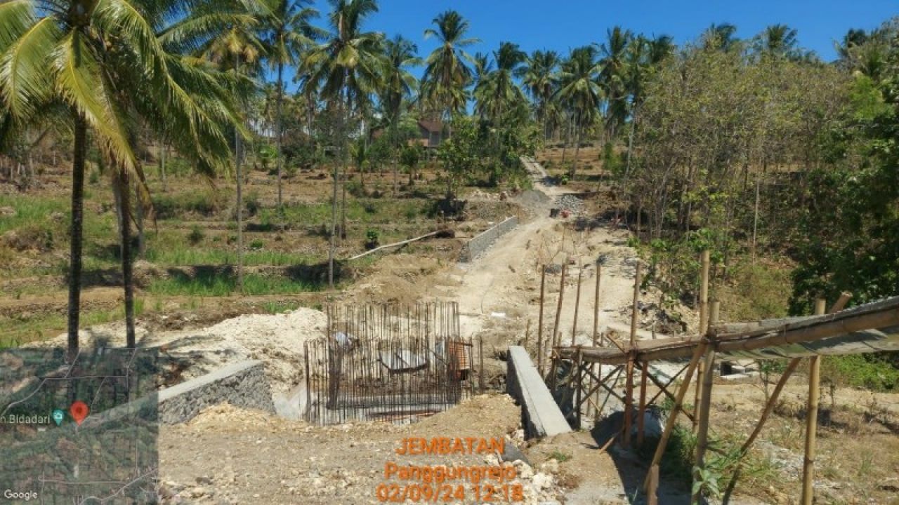 Pemkab Blitar Bangun Jembatan di Kaligambang dengan Dana DBHCHT untuk Dongkrak Ekonomi Blitar Selatan. (ist)