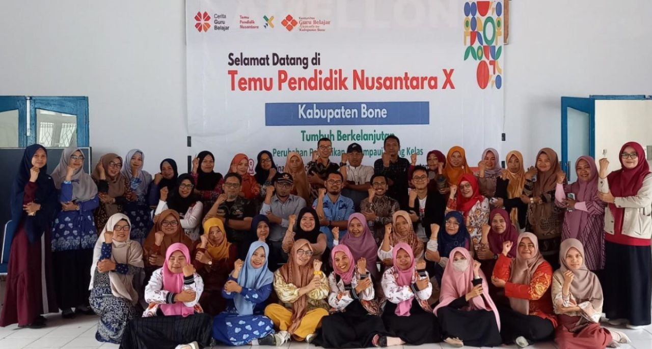 Temu Pendidik Nusantara kesepuluh yang telah berlangsung di berbagai daerah, salah satunya Kabupaten Bone, Sulawesi Selatan. (Ist) 