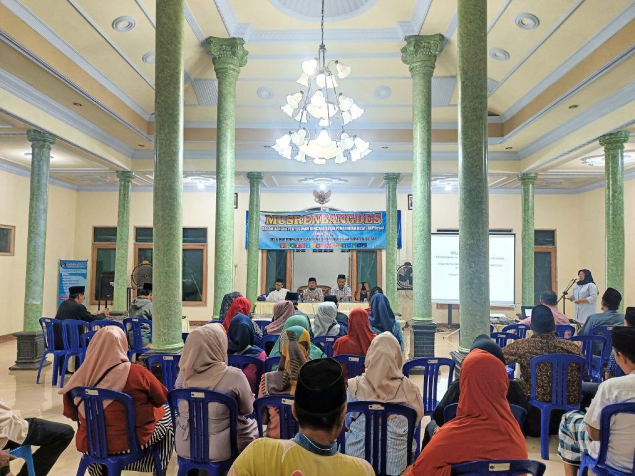 MusrenbangDesa Purworejo, yang dipimpin Kepala Desa Kalinggo Purnomo. (ist)