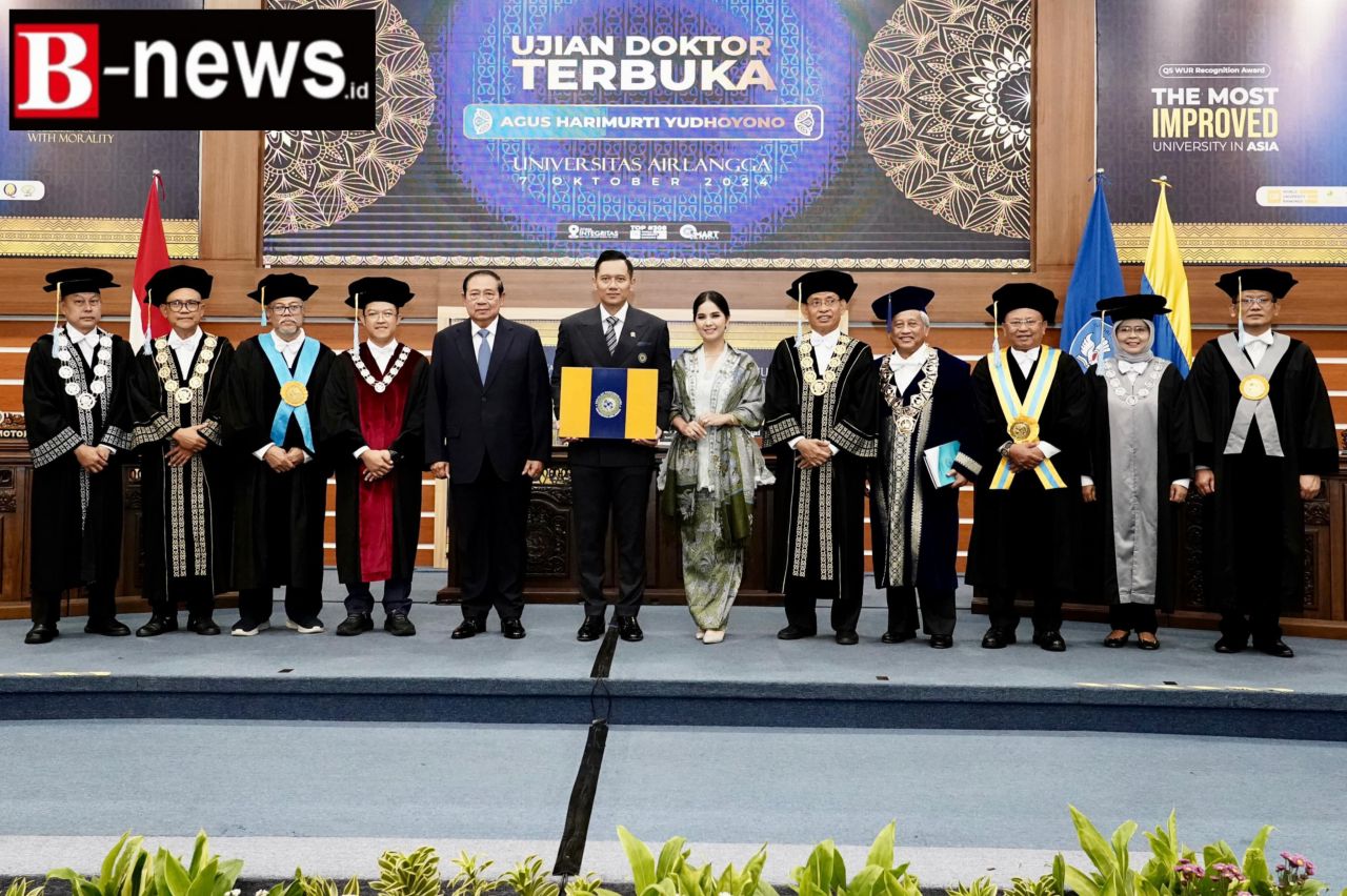 Laksanakan Ujian Doktor Terbuka, Menteri AHY Lulus dengan Predikat Cumlaude
