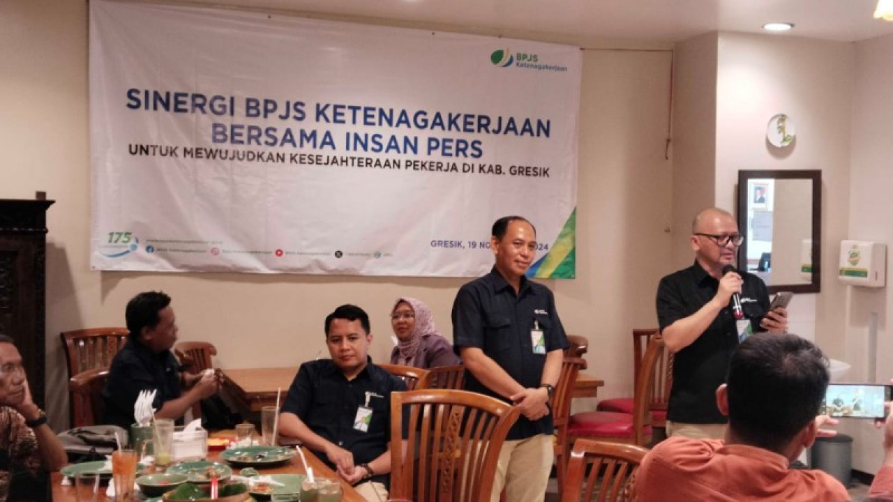 Kepala BPJS Ketenagakerjaan Gresik, Bunyamin Najmi. (ist)