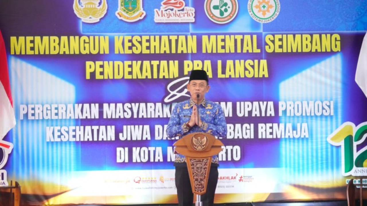 Sekretaris Daerah Kota Mojokerto Gaguk Tri Prasetyo membuka seminar Kesehatan di RSUD dr. Wahidin Sudiro Husodo. (ist)