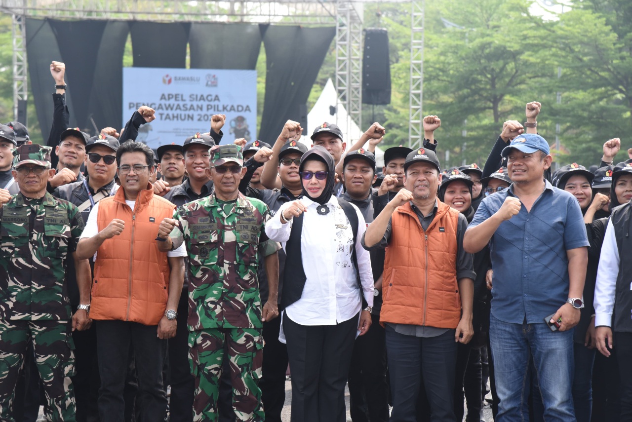 Pemkab Sidoarjo - Bawaslu Apel Siaga Pengawasan Pilkada 2024 : Wujud Komitmen Jaga Demokrasi dan Berintegritas