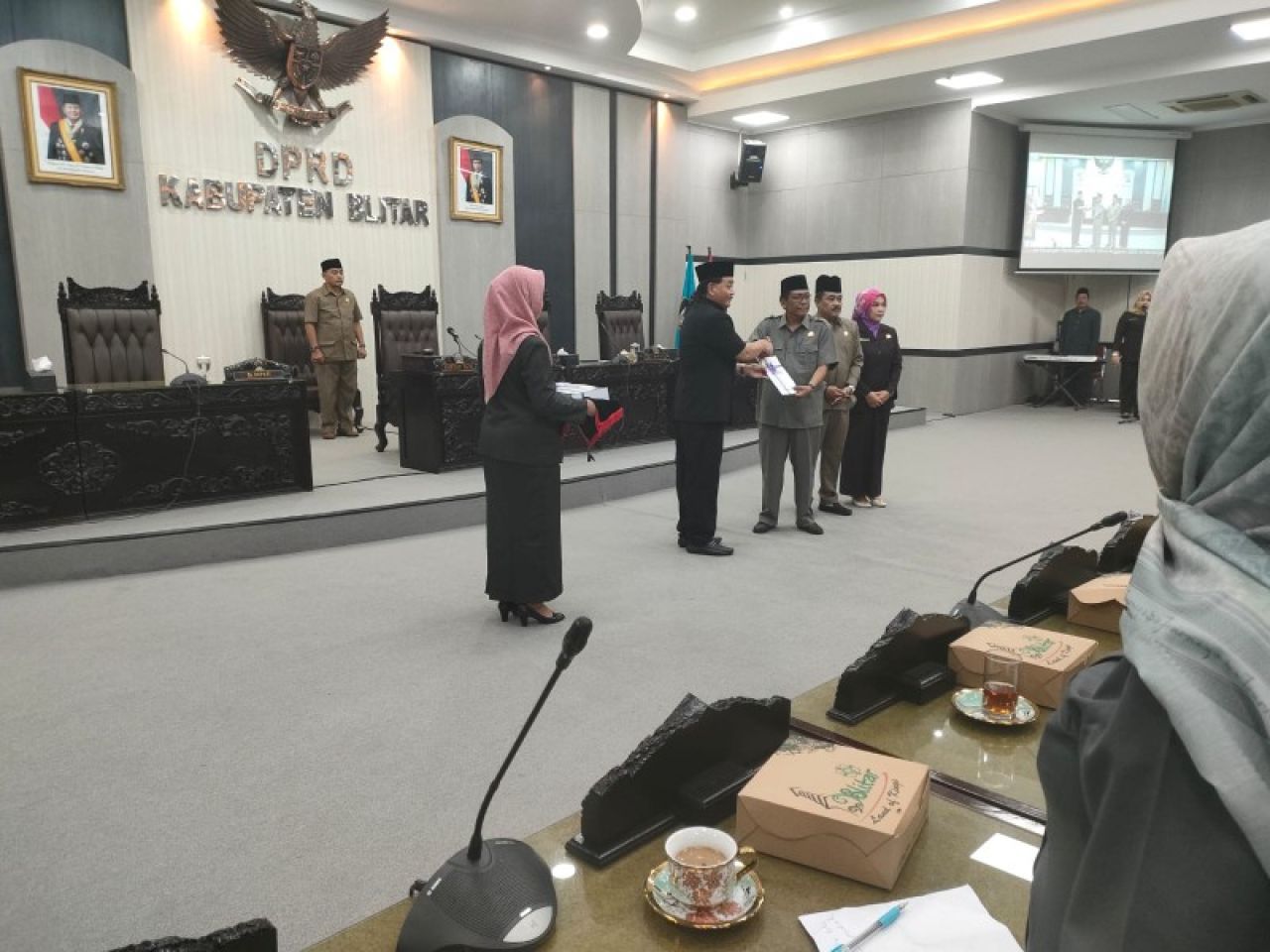 DPRD Kab Blitar Rapat Paripurna Bahas Rancangan APBD Tahun 2025 dan Susunan Alat Kelengkapan Dewan