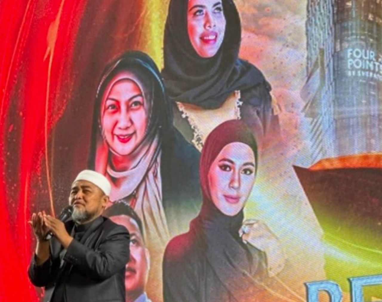 Salah satu pemateri tampil dan membius peserta. (ist)