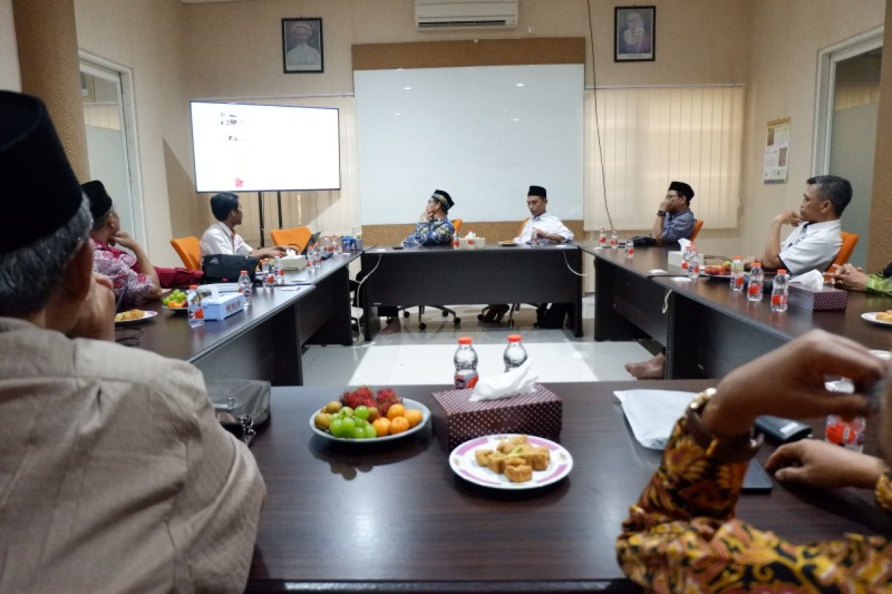 Pengurus Lazismu saat laporan keuangan kinerja selana 2024. (ist)