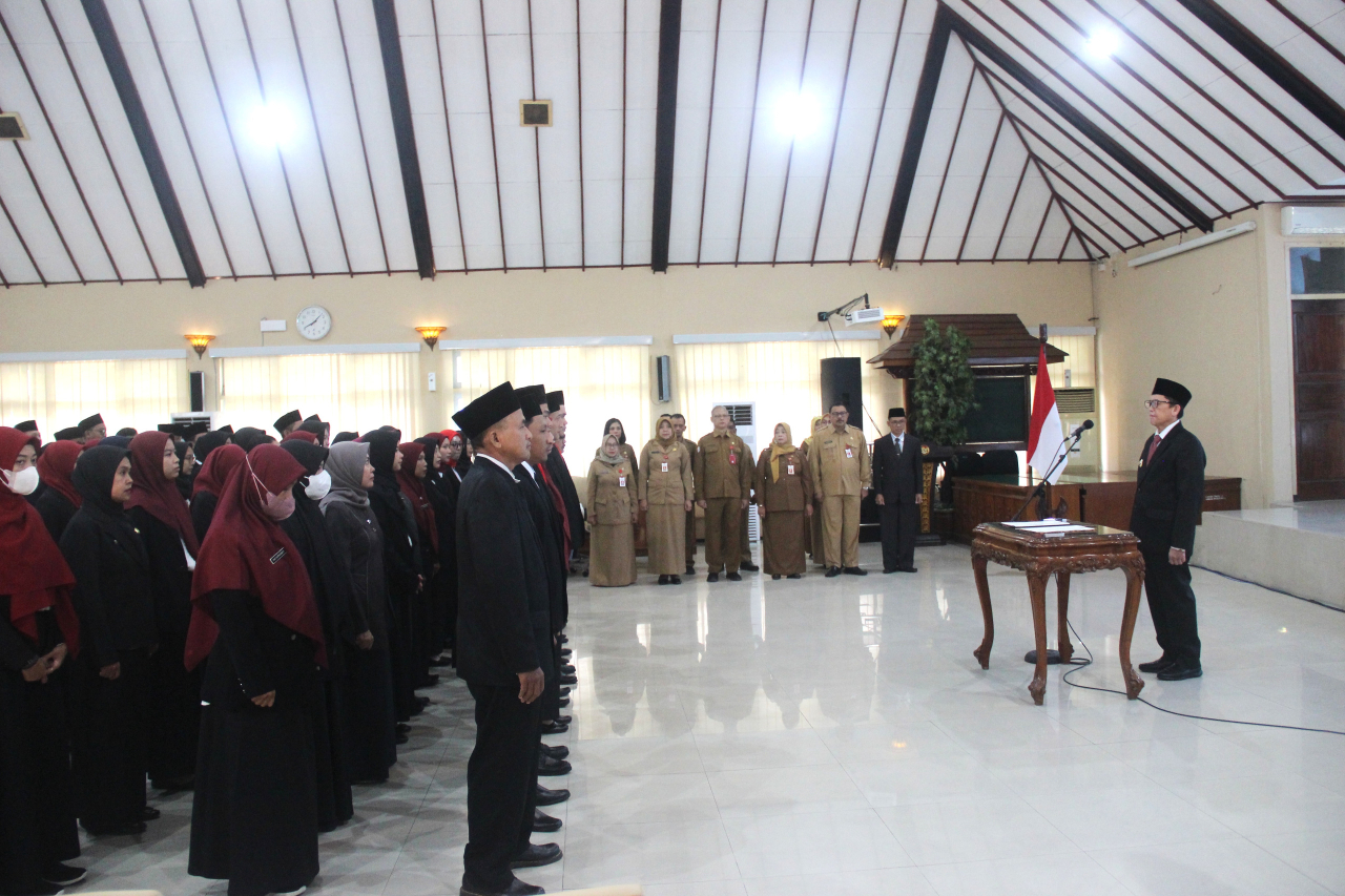 Pj Bupati Bojonegoro Lantik 152 Pejabat Fungsional, Dorong Profesionalitas di Berbagai Bidang. (Ist)
