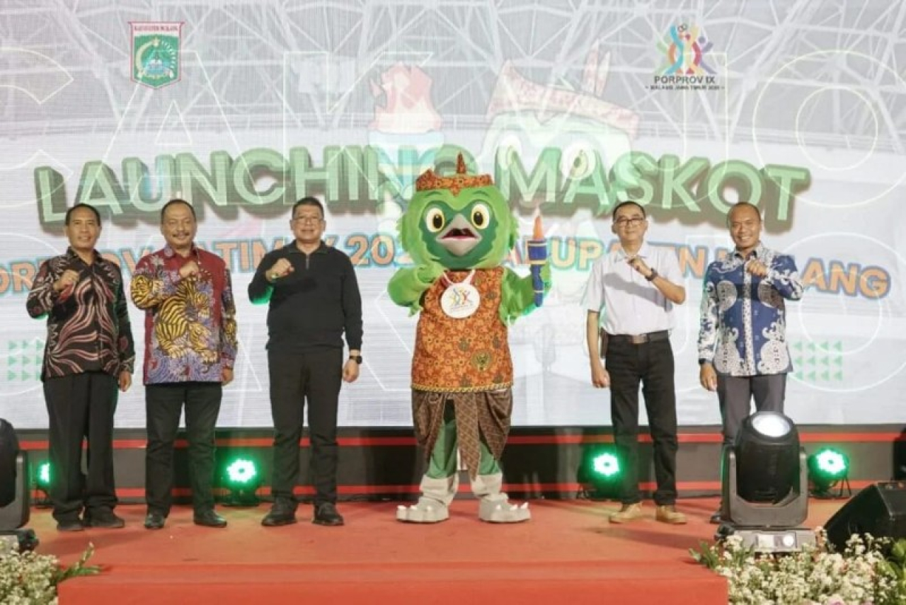Ketua Umum Koni Jatim, M Nabil saat menghadiri peluncuran Maskot Cak Jo Porprov IX Tahun 2025.