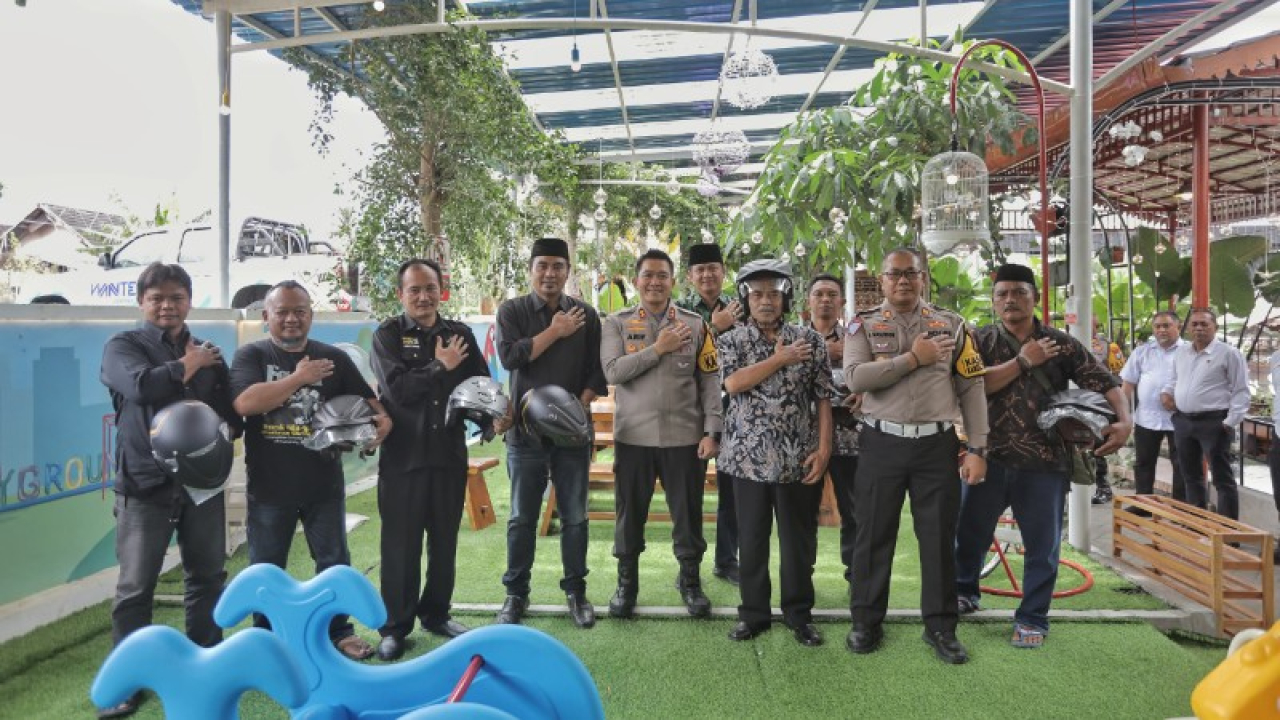 Kapolres Blitar AKBP, Arif Fazlurrahman gandeng pimpinan perguruan silat untuk sosialiasikan operasi Semeru 2025.