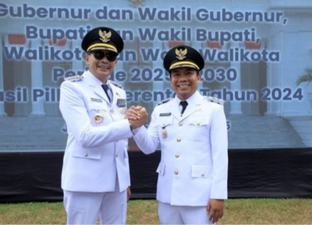 Wahyu - Ali Resmi dilantik Presiden RI Prabowo Subianto Saat Diistana Merdeka Jakarta. (ist)