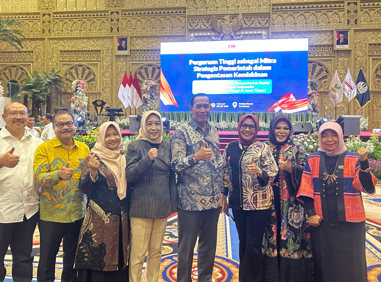 Rektor Unitomo Dukung Sinergi Forum Rektor Indonesia dan Kemensos RI Percepat Pengentasan Kemiskinan Jatim