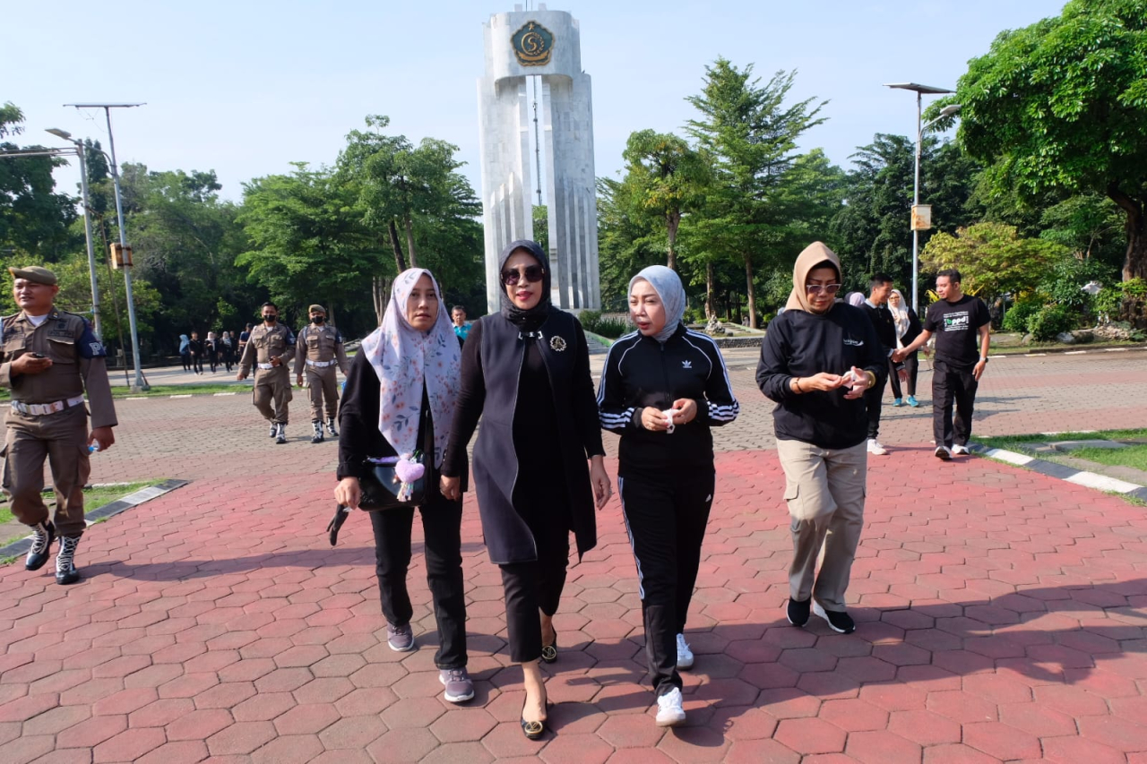 Wakil Bupati Sidoarjo Mimik Idayana hadir langsung bersama Ketua TP. PKK Kabupaten Sidoarjo, Sriatun Subandi dan Sekretaris Daerah Kabupaten Sidoarjo Fenny Apridawati . (Ist)