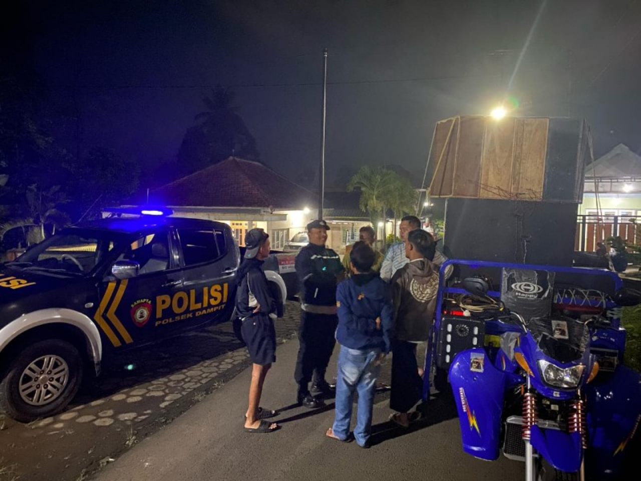 Polres Malang Respon Cepat Laporan Warga Terkait 'Sahur on The Road' Gunakan Sound Berlebihan