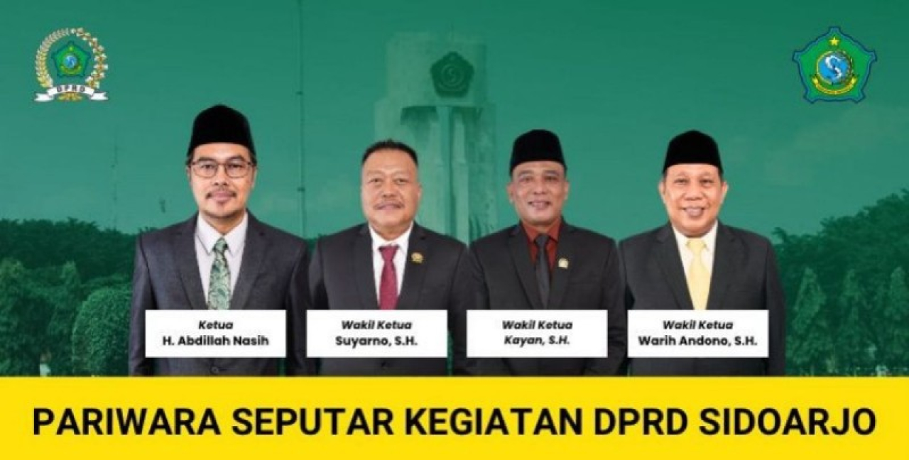 pimpinan DPRD Kabupaten Sidoarjo. (ist)