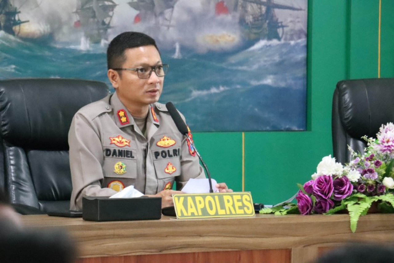 Rakor Lintas Sektoral Kesiapan Ops Ketupat, Kapolres Mojokerto Kota Kenalkan Hotline Mudik Polri 110