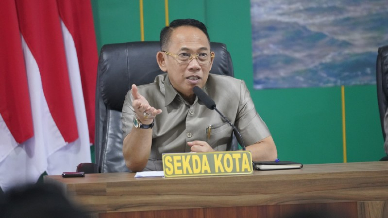 Sekretaris Daerah Kota Mojokerto Gaguk Tri Prasetyo menjelaskan kebijakan terkait TPP ASN. (ist)